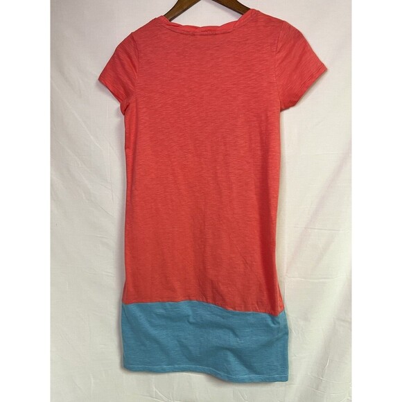 Boden Women’s Coralie Jersey Dress Colorblock Pink Blue Short Sleeves US 2 - Picture 10 of 11